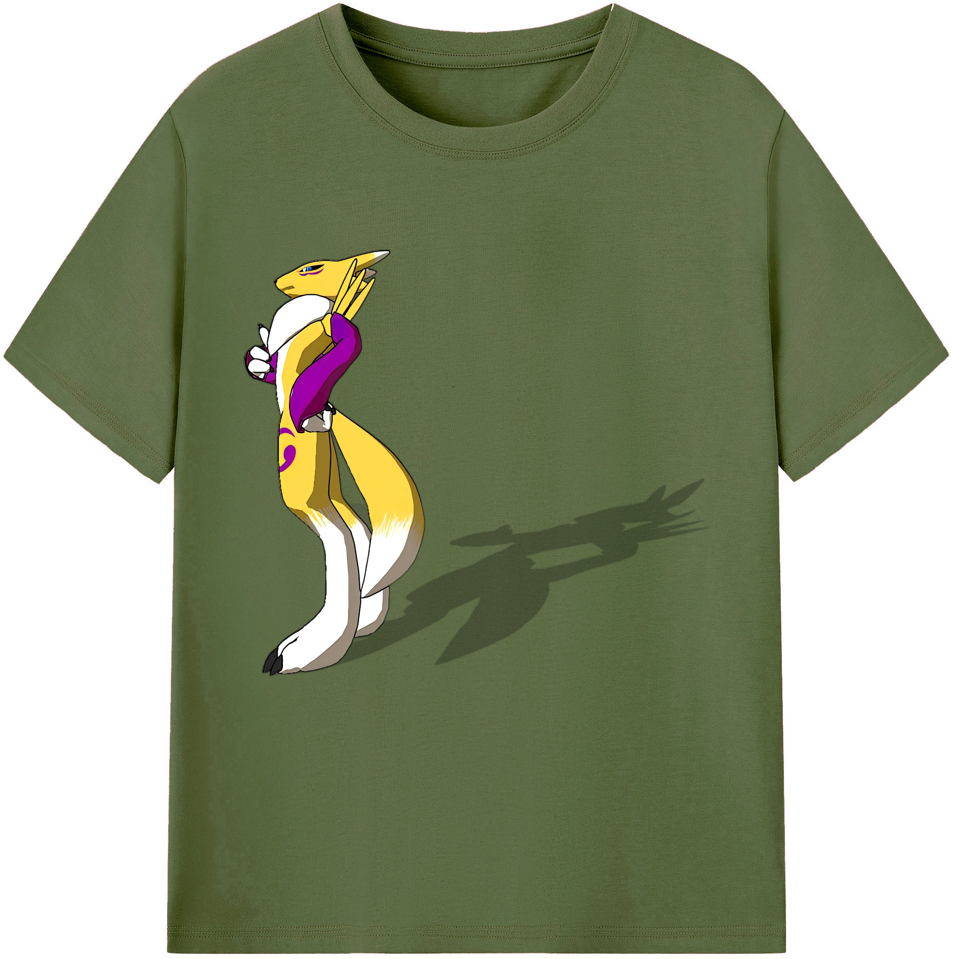 （画像用） Digimon デジタルモンスター/デジモン 綿100％半袖Tシャツ（フロントプリント）